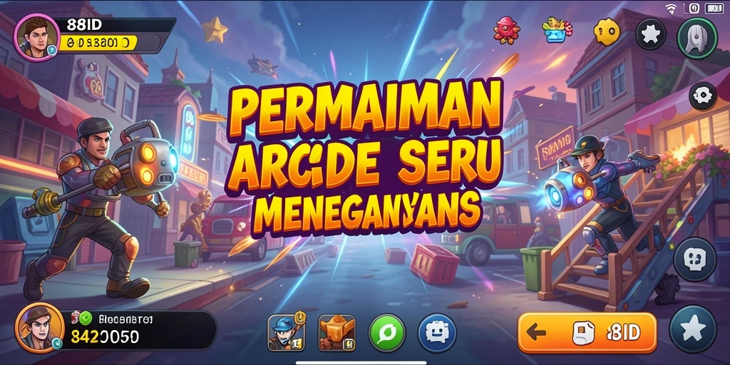 Tampilan gameplay menegangkan dari 88ID yang membuat ketagihan.