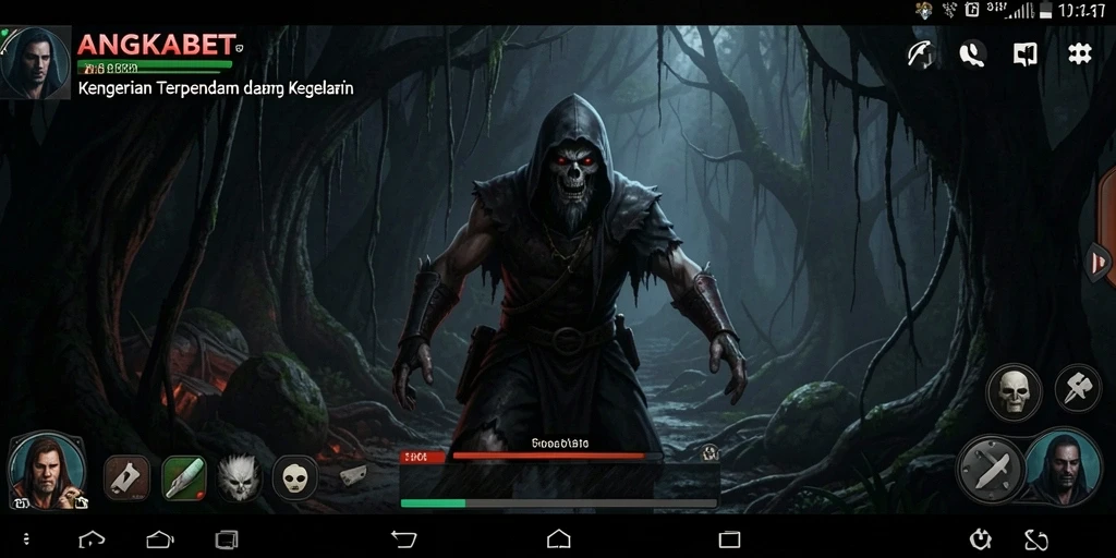 Pengalaman gameplay horor yang mendebarkan di ANGKABET.
