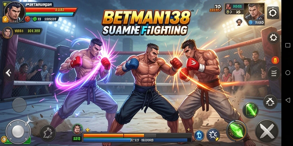 Tampilan gameplay BETMAN138 yang mendebarkan dan penuh aksi.