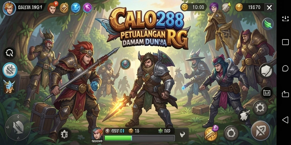 Tampilan gameplay seru di dunia RPG CALO288.