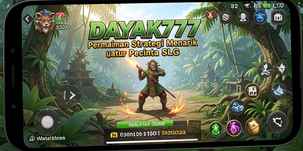 Tampilan gameplay strategis yang mendebarkan dan menarik.