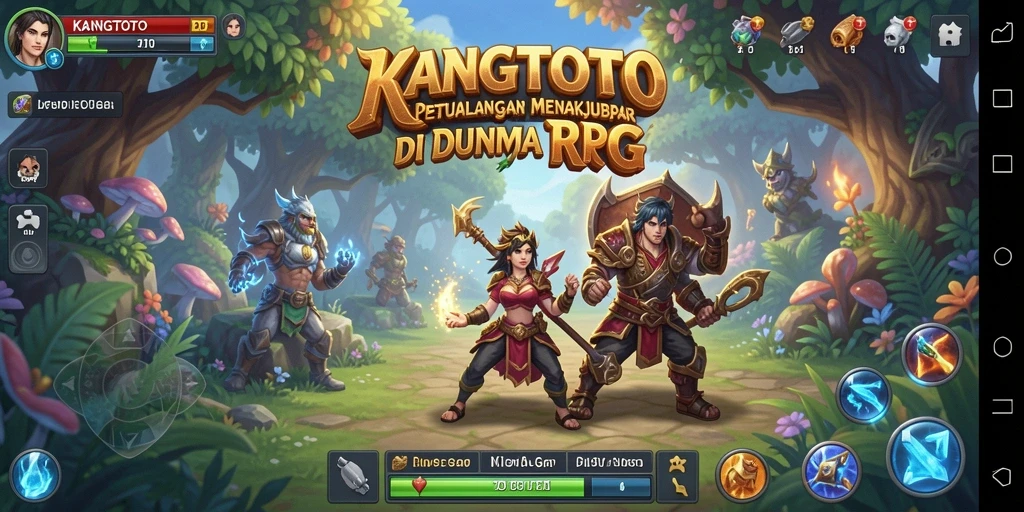Screenshot gameplay KANGTOTO menampilkan aksi pertarungan yang seru.