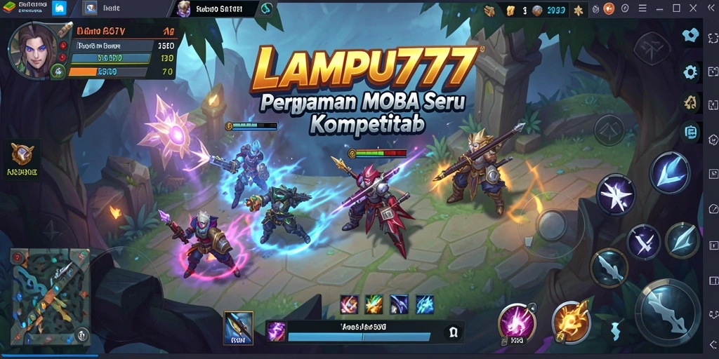 Tampilan gameplay seru dari LAMPU777 yang kompetitif.