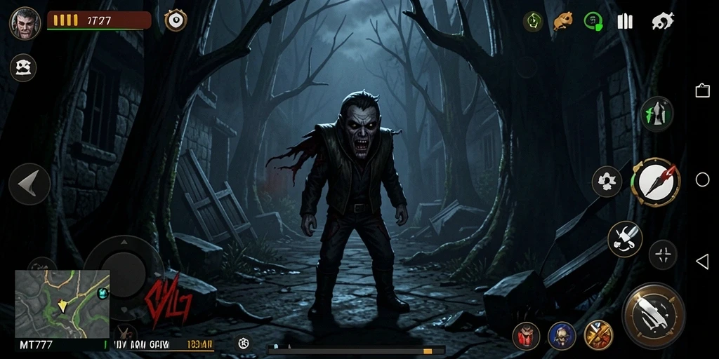 Gameplay menegangkan dari MT777 di dunia Horror.