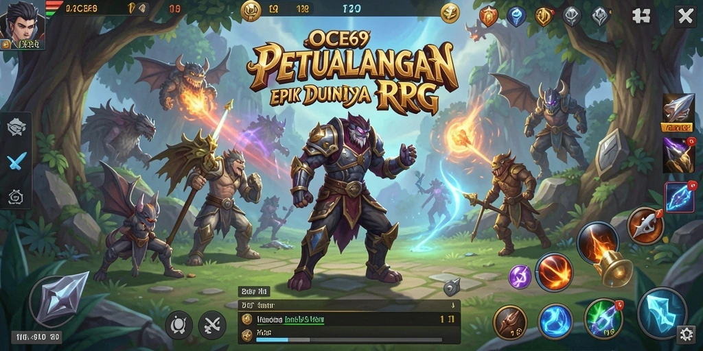 Tampilan gameplay epik yang menakjubkan dan mendebarkan di OCE69.