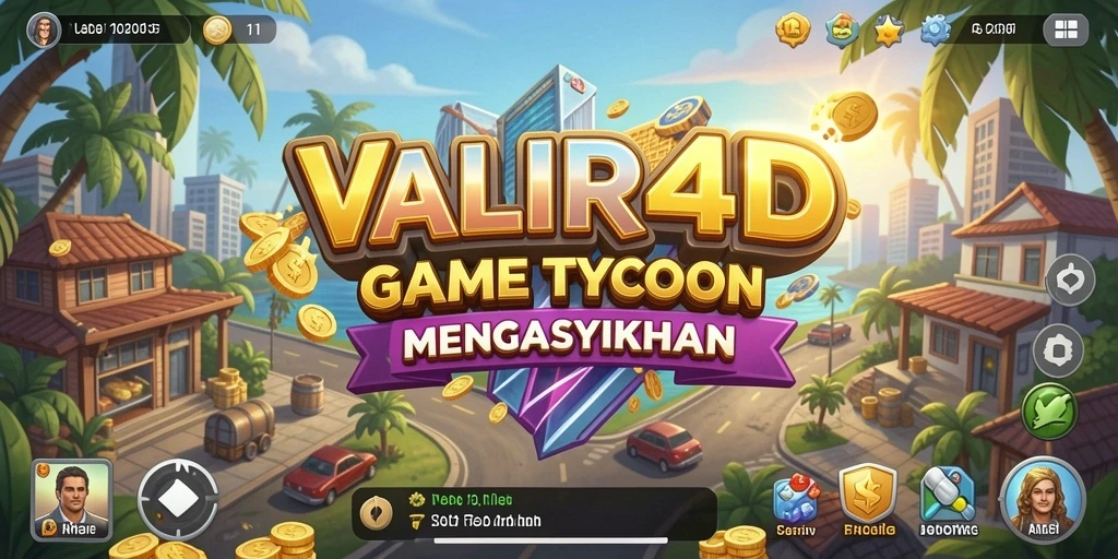Screenshot VALIR4D menampilkan gameplay Tycoon yang seru dan interaktif.